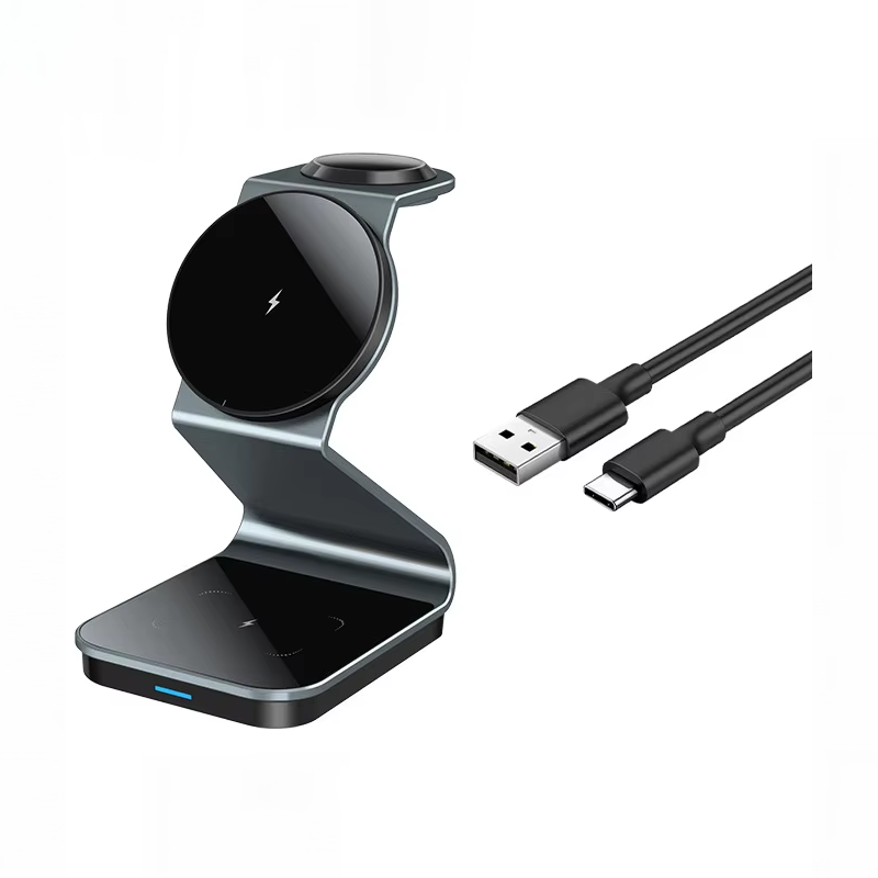 3-in-1 QC4.0 Wireless Charger for iPhone Apple Watch AirPods - Fast Charge