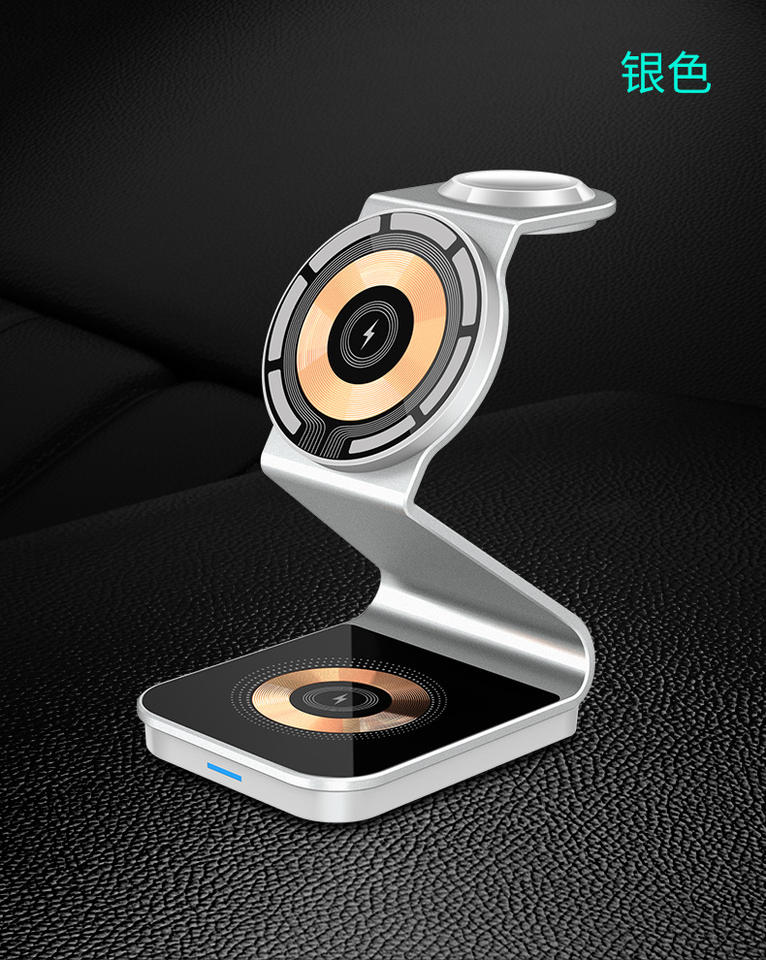 15W Magnetic Car Wireless Charger Air Vent Mount for iPhone 12-17