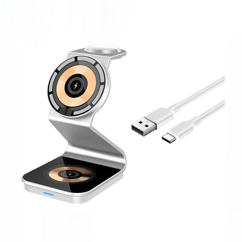 3-in-1 S8 Wireless Charging Station for iPhone Apple Watch AirPods