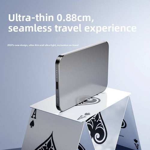 10000mAh Magnetic Power Bank - Side Profile