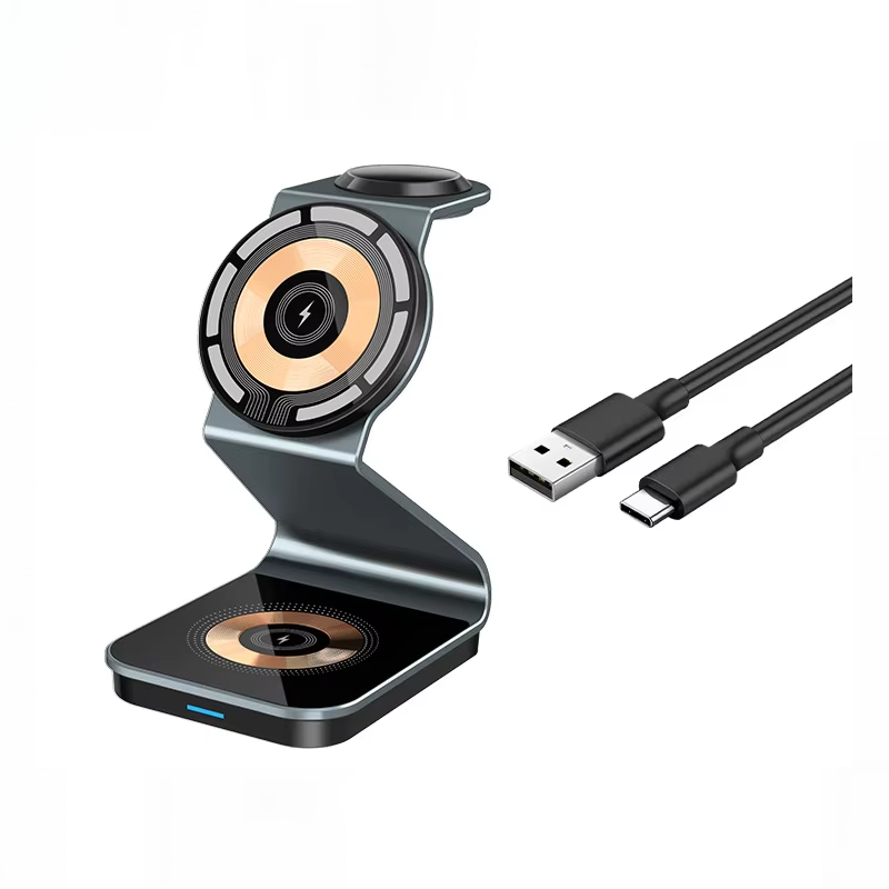3-in-1 S8 Wireless Charging Station for iPhone Apple Watch AirPods
