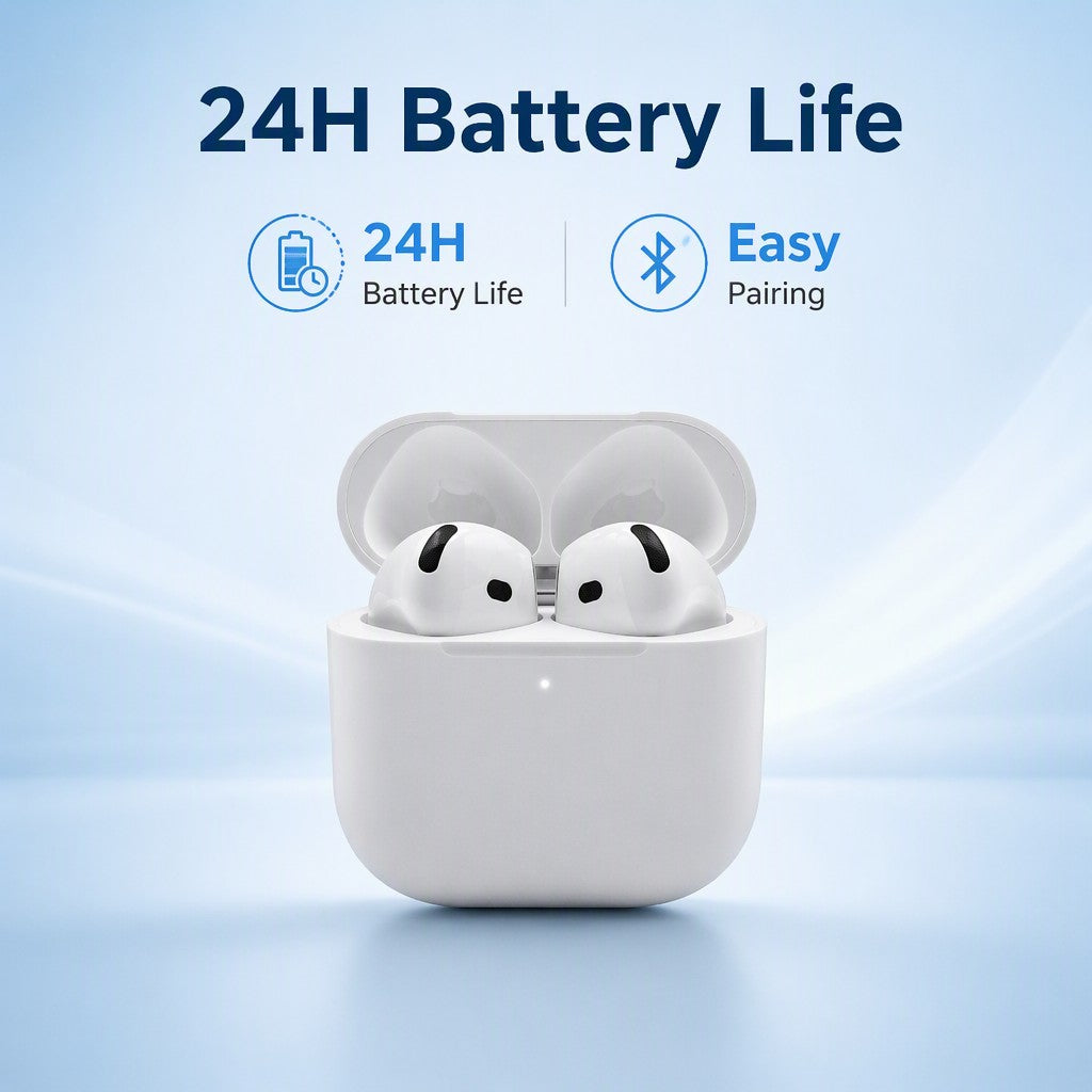 Next-Gen HD Wireless Earbuds - Spatial Audio & Ergonomic Fit